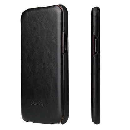 Fierre Shann Retro Oil Wax Texture Vertical Flip PU Leather Case, For iPhone 13 Pro Max, For iPhone 13 Pro, For iPhone 13, For iPhone 13 mini
