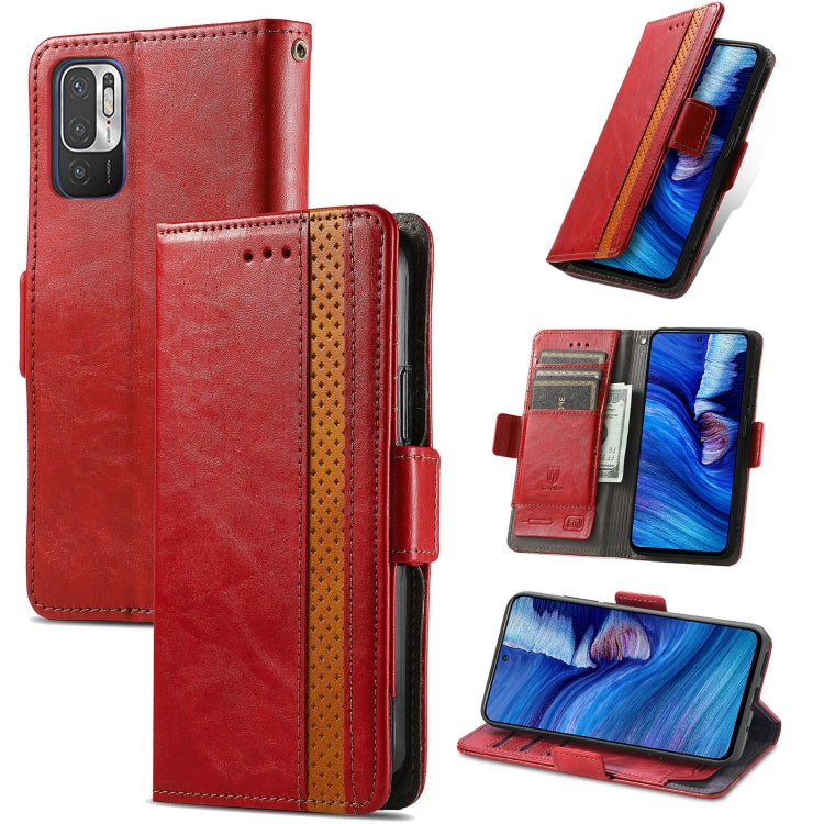 CaseNeo Business Splicing Dual Magnetic Buckle Horizontal Flip PU Leather Case with Holder & Card Slots & Wallet, For Xiaomi Redmi Note 10, For Xiaomi Redmi Note 10 5G, For Xiaomi Redmi 10, For Xiaomi Redmi K40 Gaming, For Samsung Galaxy A52 5G        ...
