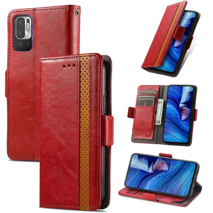 CaseNeo Business Splicing Dual Magnetic Buckle Horizontal Flip PU Leather Case with Holder & Card Slots & Wallet, For Xiaomi Redmi Note 10, For Xiaomi Redmi Note 10 5G, For Xiaomi Redmi 10, For Xiaomi Redmi K40 Gaming, For Samsung Galaxy A52 5G        ...