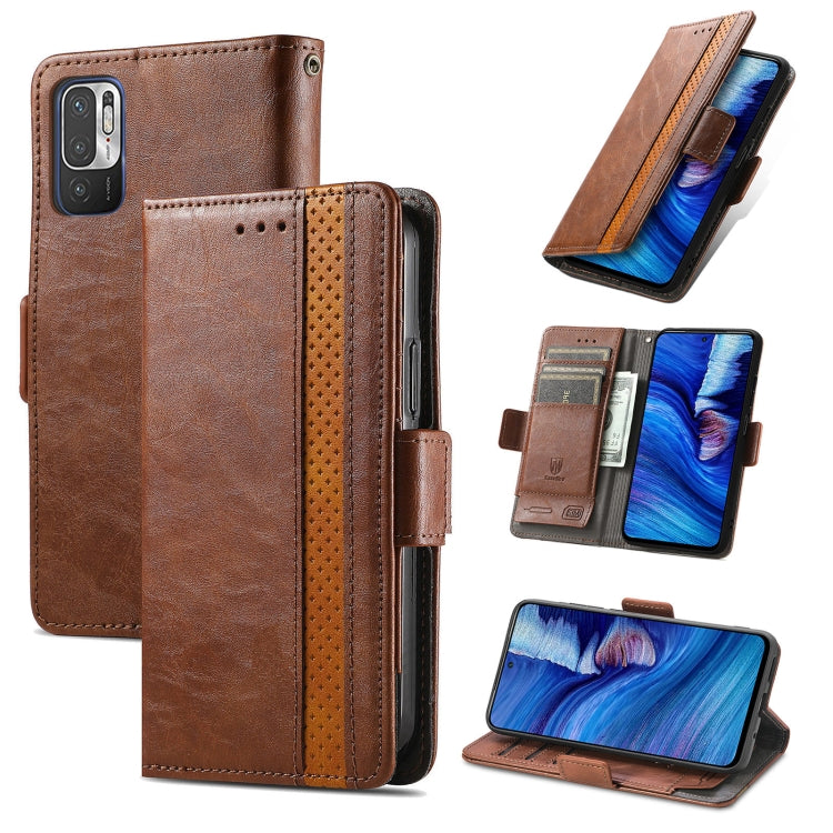 CaseNeo Business Splicing Dual Magnetic Buckle Horizontal Flip PU Leather Case with Holder & Card Slots & Wallet, For Xiaomi Redmi Note 10, For Xiaomi Redmi Note 10 5G, For Xiaomi Redmi 10, For Xiaomi Redmi K40 Gaming, For Samsung Galaxy A52 5G        ...