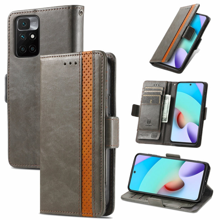 CaseNeo Business Splicing Dual Magnetic Buckle Horizontal Flip PU Leather Case with Holder & Card Slots & Wallet, For Xiaomi Redmi Note 10, For Xiaomi Redmi Note 10 5G, For Xiaomi Redmi 10, For Xiaomi Redmi K40 Gaming, For Samsung Galaxy A52 5G        ...