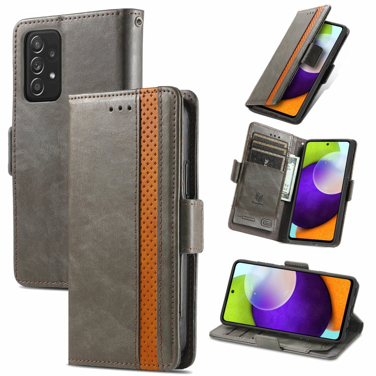 CaseNeo Business Splicing Dual Magnetic Buckle Horizontal Flip PU Leather Case with Holder & Card Slots & Wallet, For Xiaomi Redmi Note 10, For Xiaomi Redmi Note 10 5G, For Xiaomi Redmi 10, For Xiaomi Redmi K40 Gaming, For Samsung Galaxy A52 5G        ...