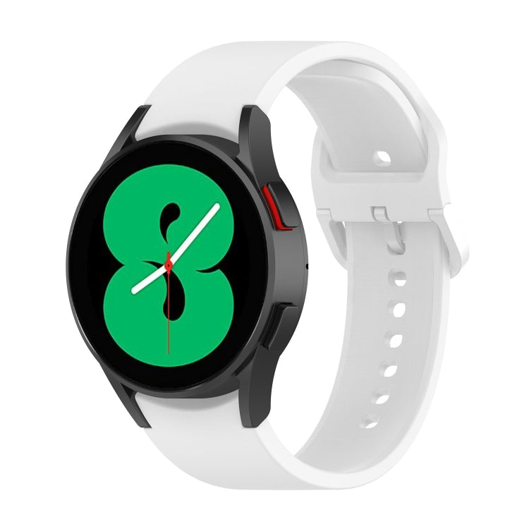 Silicone Flat Buckle Replacement Strap Watchband, Flat Buckle