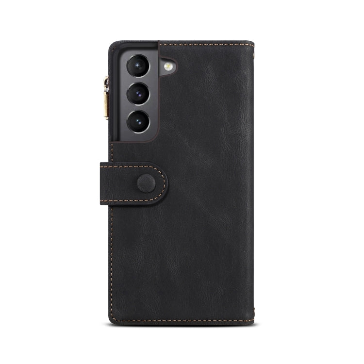 Retro Frosted Horizontal Flip Leather Case with Holder & Card Slot & Wallet & Zipper Pocket & Lanyard, For Samsung Galaxy S21 5G, For Samsung Galaxy S21+ 5G, For Samsung Galaxy S21 Ultra 5G, For Samsung Galaxy S21 FE 5G, For Samsung Galaxy A52 5G / 4G ...