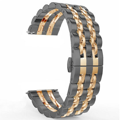 Seven-beads Steel Replacement Strap Watchband, 20mm Women Version, 22mm Men Version