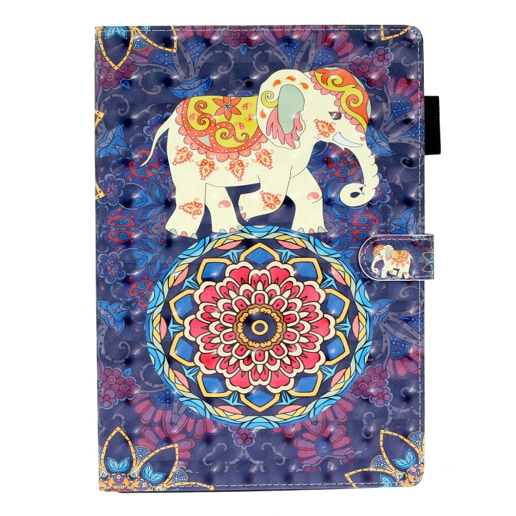3D Embossing Pattern Horizontal Flip Leather Case with Holder & Card Slots & Wallet, For Galaxy Tab A 8.0 (2019) T290, For Galaxy Tab A 10.1 T580, For Galaxy Tab A 10.1 (2019) T510, For Galaxy Tab S5e T720, For iPad 10.2, For iPad 5 / 6 / 7 / 8        ...