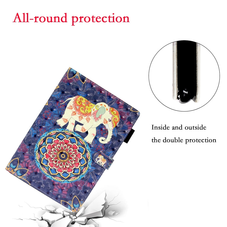 3D Embossing Pattern Horizontal Flip Leather Case with Holder & Card Slots & Wallet, For Galaxy Tab A 8.0 (2019) T290, For Galaxy Tab A 10.1 T580, For Galaxy Tab A 10.1 (2019) T510, For Galaxy Tab S5e T720, For iPad 10.2, For iPad 5 / 6 / 7 / 8        ...