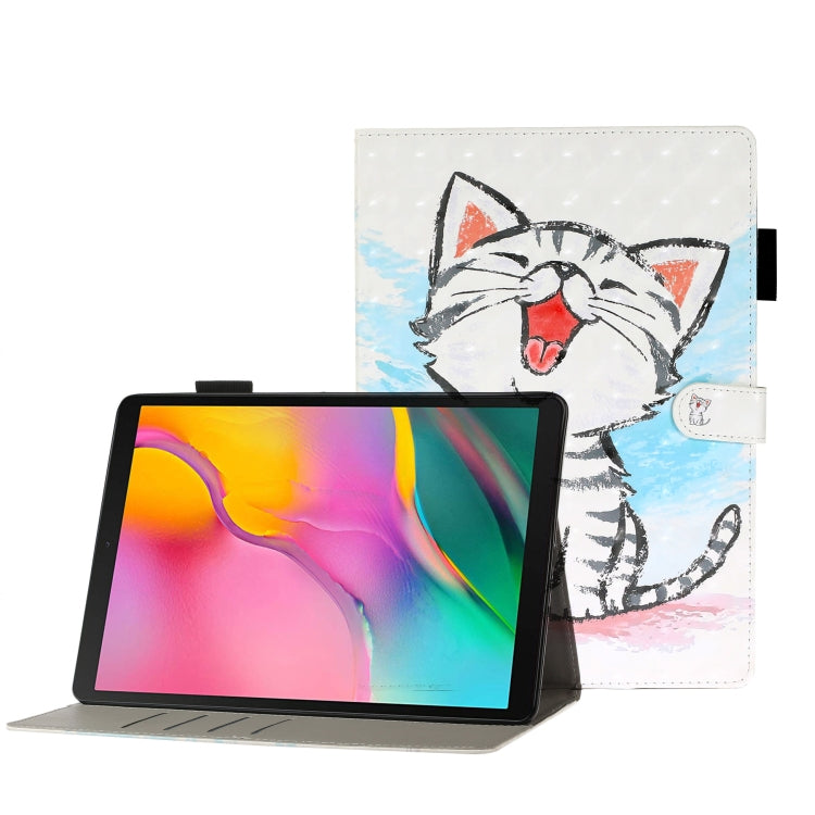 3D Embossing Pattern Horizontal Flip Leather Case with Holder & Card Slots & Wallet, For Galaxy Tab A 8.0 (2019) T290, For Galaxy Tab A 10.1 T580, For Galaxy Tab A 10.1 (2019) T510, For Galaxy Tab S5e T720, For iPad 10.2, For iPad 5 / 6 / 7 / 8        ...