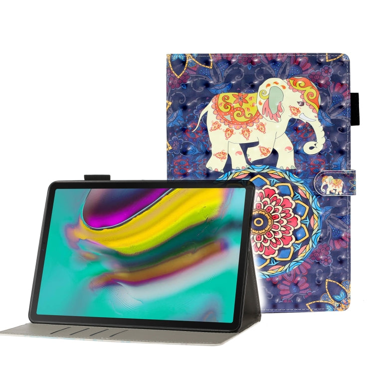 3D Embossing Pattern Horizontal Flip Leather Case with Holder & Card Slots & Wallet, For Galaxy Tab A 8.0 (2019) T290, For Galaxy Tab A 10.1 T580, For Galaxy Tab A 10.1 (2019) T510, For Galaxy Tab S5e T720, For iPad 10.2, For iPad 5 / 6 / 7 / 8        ...
