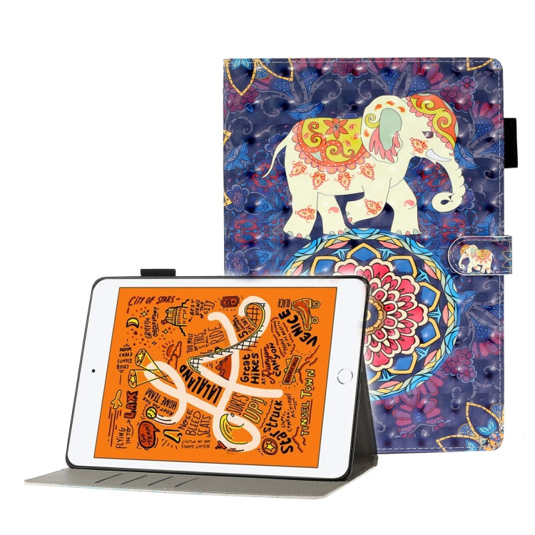 3D Embossing Pattern Horizontal Flip Leather Case with Holder & Card Slots & Wallet, For Galaxy Tab A 8.0 (2019) T290, For Galaxy Tab A 10.1 T580, For Galaxy Tab A 10.1 (2019) T510, For Galaxy Tab S5e T720, For iPad 10.2, For iPad 5 / 6 / 7 / 8        ...