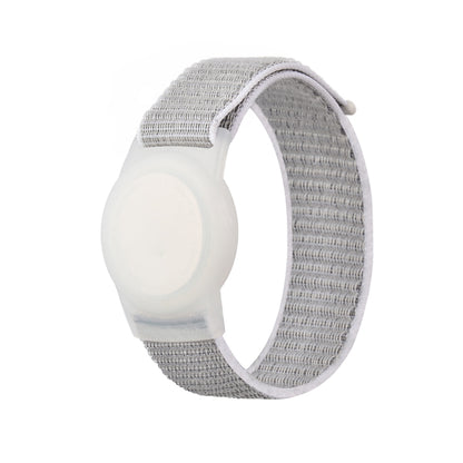 Anti-scratch Shockproof Nylon Bracelet Strap TPU Protective Cover Case, For AirTag