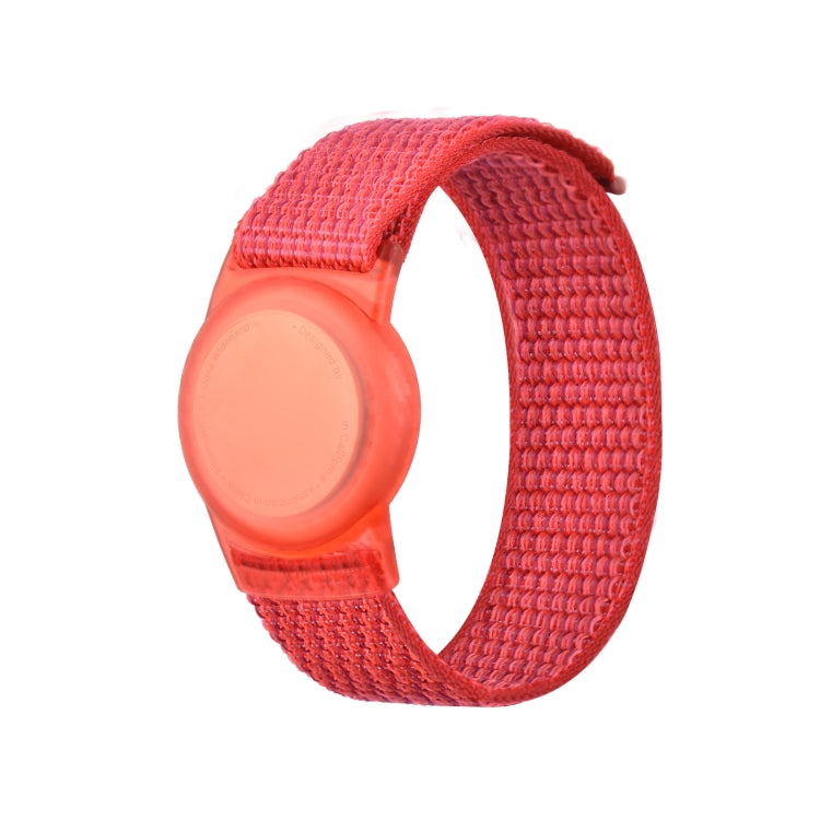 Anti-scratch Shockproof Nylon Bracelet Strap TPU Protective Cover Case, For AirTag