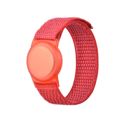 Anti-scratch Shockproof Nylon Bracelet Strap TPU Protective Cover Case, For AirTag