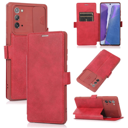 Push Window Double Buckle PU + Silicone Horizontal Flip Leather Case with Holder & Card Slot, For Samsung Galaxy A21s, For Samsung Galaxy A52 5G / 4G, For Samsung Galaxy A71, For Samsung Galaxy Note20, For Samsung Galaxy Note20 Ultra