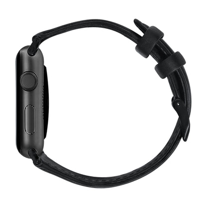 Oil Wax Genuine Leather Strap Watchband, For Apple Watch Series 8&7 41mm / SE 2&6&SE&5&4 40mm / 3&2&1 38mm, For Apple Watch Series 7 41mm / 6 & SE & 5 & 4 40mm / 3 & 2 & 1 38mm                                                                            ...