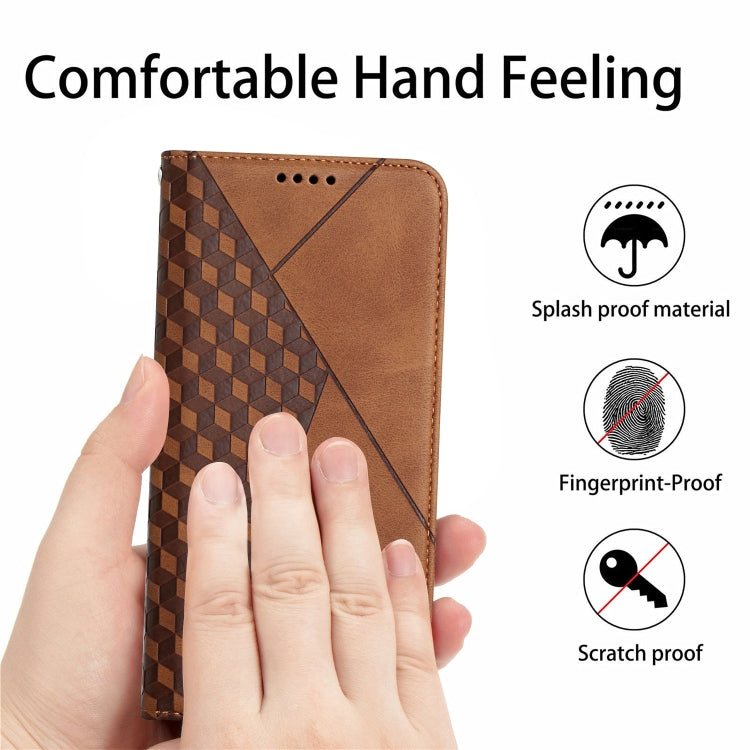 Diamond Pattern Splicing Skin Feel Magnetic Horizontal Flip Leather Case with Card Slots & Holder & Wallet, For iPhone 12 mini, For iPhone 12 / 12 Pro, For iPhone 12 Pro Max, For iPhone 11, For iPhone 11 Pro, For iPhone 11 Pro Max, For iPhone X / XS   ...