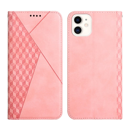 Diamond Pattern Splicing Skin Feel Magnetic Horizontal Flip Leather Case with Card Slots & Holder & Wallet, For iPhone 12 mini, For iPhone 12 / 12 Pro, For iPhone 12 Pro Max, For iPhone 11, For iPhone 11 Pro, For iPhone 11 Pro Max, For iPhone X / XS   ...
