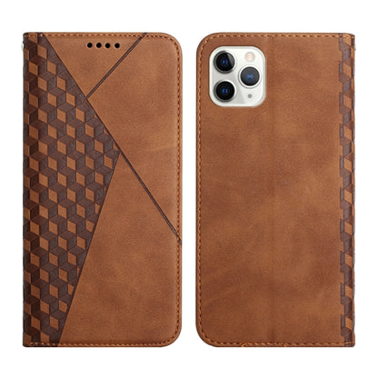 Diamond Pattern Splicing Skin Feel Magnetic Horizontal Flip Leather Case with Card Slots & Holder & Wallet, For iPhone 12 mini, For iPhone 12 / 12 Pro, For iPhone 12 Pro Max, For iPhone 11, For iPhone 11 Pro, For iPhone 11 Pro Max, For iPhone X / XS   ...