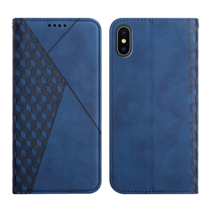 Diamond Pattern Splicing Skin Feel Magnetic Horizontal Flip Leather Case with Card Slots & Holder & Wallet, For iPhone 12 mini, For iPhone 12 / 12 Pro, For iPhone 12 Pro Max, For iPhone 11, For iPhone 11 Pro, For iPhone 11 Pro Max, For iPhone X / XS   ...