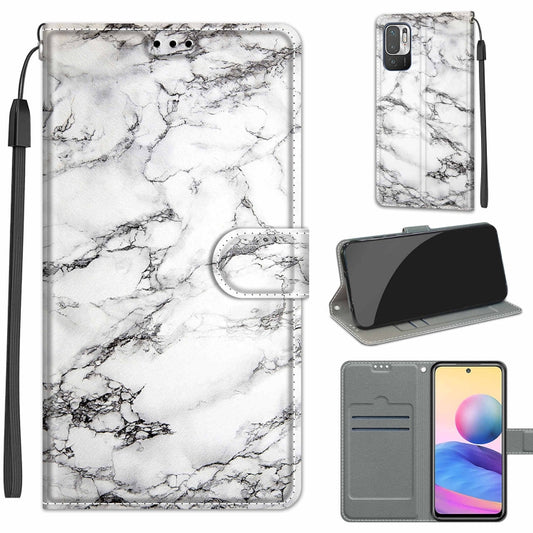 Voltage Coloured Drawing Magnetic Clasp Horizontal Flip PU Leather Case with Holder & Card Slots, For Xiaomi Redmi Note 10 5G, For Huawei P50