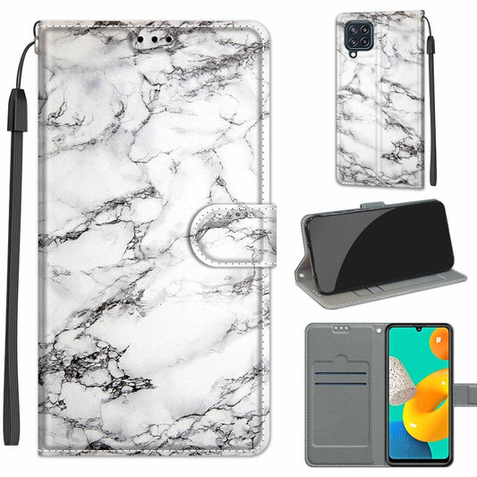 Voltage Coloured Drawing Magnetic Clasp Horizontal Flip PU Leather Case with Holder & Card Slots, For Samsung Galaxy M32 4G / F22, For ZTE Blade A7s 2020