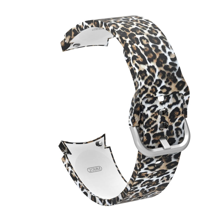 Silicone Printing Replacement Strap Watchband, For Samsung Galaxy Watch4 / Watch4 Classic