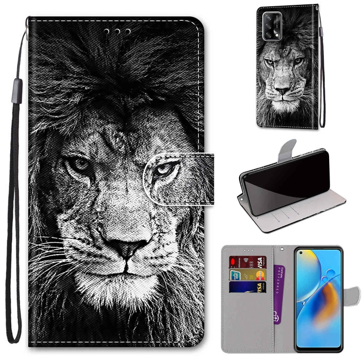 Coloured Drawing Cross Texture Horizontal Flip PU Leather Case with Holder & Card Slots & Wallet & Lanyard, For OPPO A72 5G / A73 5G / A53 5G, For OPPO F19 / A74 4G
