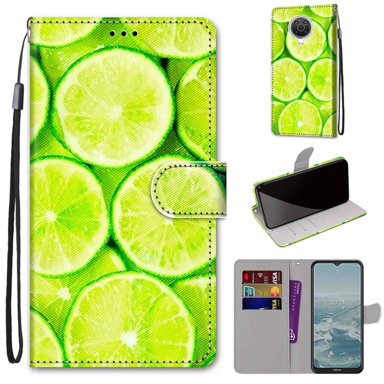 Coloured Drawing Cross Texture Horizontal Flip PU Leather Case with Holder & Card Slots & Wallet & Lanyard, For Nokia G20 / G10 / 6.3, For Samsung Galaxy A22 4G