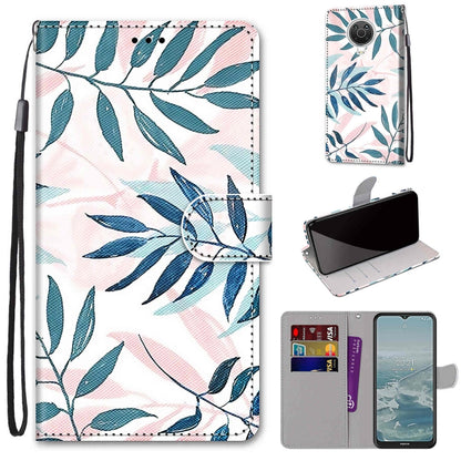 Coloured Drawing Cross Texture Horizontal Flip PU Leather Case with Holder & Card Slots & Wallet & Lanyard, For Nokia G20 / G10 / 6.3, For Samsung Galaxy A22 4G