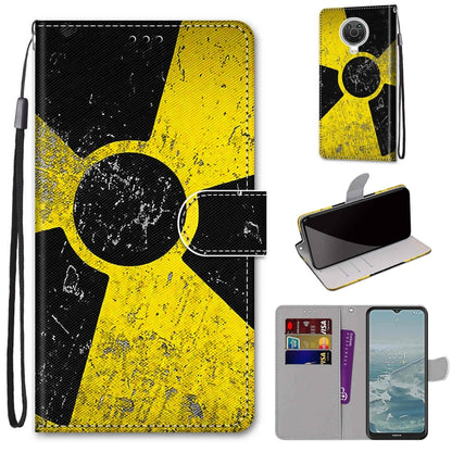 Coloured Drawing Cross Texture Horizontal Flip PU Leather Case with Holder & Card Slots & Wallet & Lanyard, For Nokia G20 / G10 / 6.3, For Samsung Galaxy A22 4G