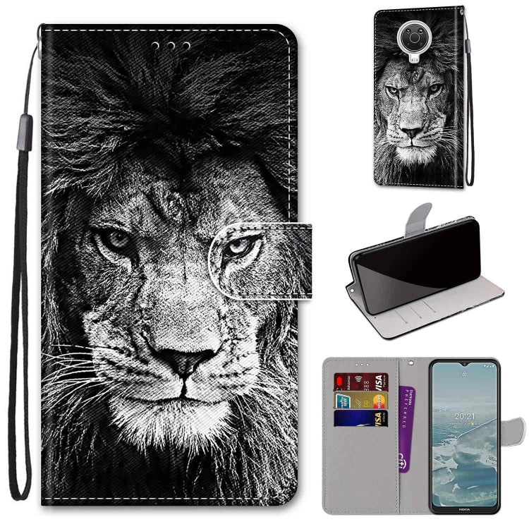 Coloured Drawing Cross Texture Horizontal Flip PU Leather Case with Holder & Card Slots & Wallet & Lanyard, For Nokia G20 / G10 / 6.3, For Samsung Galaxy A22 4G