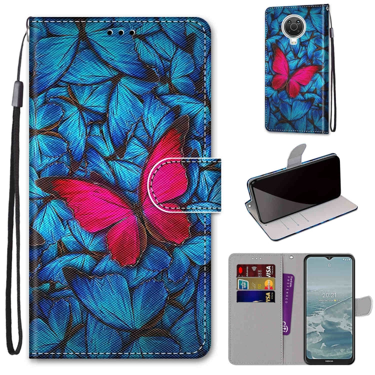 Coloured Drawing Cross Texture Horizontal Flip PU Leather Case with Holder & Card Slots & Wallet & Lanyard, For Nokia G20 / G10 / 6.3, For Samsung Galaxy A22 4G