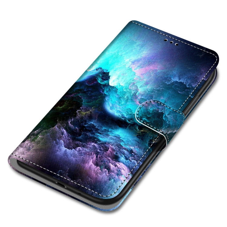 Coloured Drawing Cross Texture Horizontal Flip PU Leather Case with Holder & Card Slots & Wallet & Lanyard, For Samsung Galaxy A22 4G, For Samsung Galaxy A22 5G