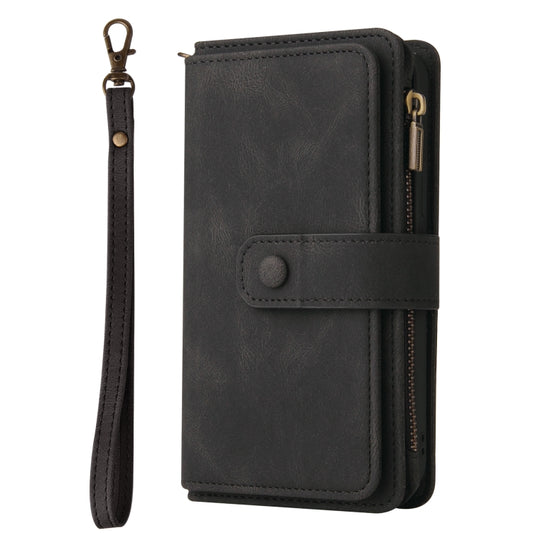 Skin Feel PU + TPU Horizontal Flip Leather Case with Holder & 15 Cards Slot & Wallet & Zipper Pocket & Lanyard, For Samsung Galaxy A42 5G, For Samsung Galaxy A50, For Samsung Galaxy A51 4G, For Samsung Galaxy A51 5G, For Samsung Galaxy A52 5G / 4G     ...