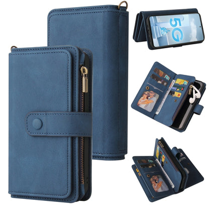 Skin Feel PU + TPU Horizontal Flip Leather Case with Holder & 15 Cards Slot & Wallet & Zipper Pocket & Lanyard, For Samsung Galaxy A42 5G, For Samsung Galaxy A50, For Samsung Galaxy A51 4G, For Samsung Galaxy A51 5G, For Samsung Galaxy A52 5G / 4G     ...