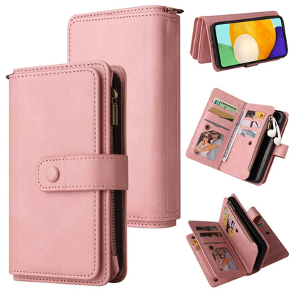 Skin Feel PU + TPU Horizontal Flip Leather Case with Holder & 15 Cards Slot & Wallet & Zipper Pocket & Lanyard, For Samsung Galaxy A42 5G, For Samsung Galaxy A50, For Samsung Galaxy A51 4G, For Samsung Galaxy A51 5G, For Samsung Galaxy A52 5G / 4G     ...