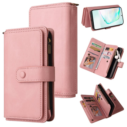 Skin Feel PU + TPU Horizontal Flip Leather Case with Holder & 15 Cards Slot & Wallet & Zipper Pocket & Lanyard, For Samsung Galaxy A42 5G, For Samsung Galaxy A50, For Samsung Galaxy A51 4G, For Samsung Galaxy A51 5G, For Samsung Galaxy A52 5G / 4G     ...