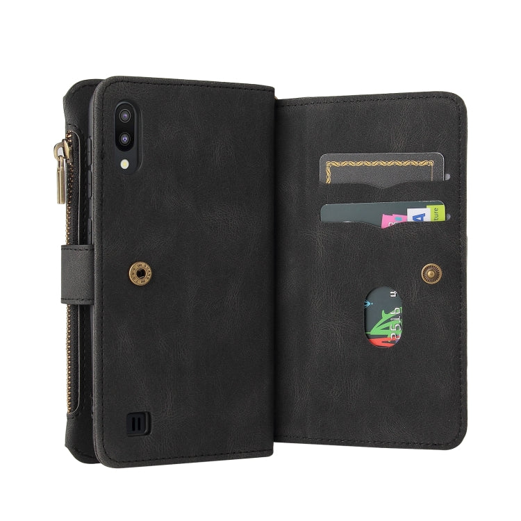 Skin Feel PU + TPU Horizontal Flip Leather Case with Holder & 15 Cards Slot & Wallet & Zipper Pocket & Lanyard, For Samsung Galaxy M10 / A10, For Samsung Galaxy Note20, For Samsung Galaxy Note20 Ultra, For Samsung Galaxy Note10 5G                      ...
