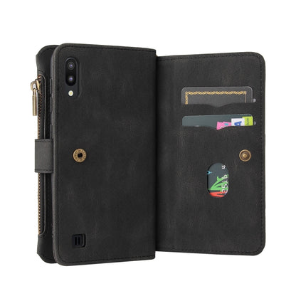 Skin Feel PU + TPU Horizontal Flip Leather Case with Holder & 15 Cards Slot & Wallet & Zipper Pocket & Lanyard, For Samsung Galaxy M10 / A10, For Samsung Galaxy Note20, For Samsung Galaxy Note20 Ultra, For Samsung Galaxy Note10 5G                      ...