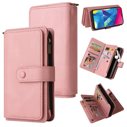 Skin Feel PU + TPU Horizontal Flip Leather Case with Holder & 15 Cards Slot & Wallet & Zipper Pocket & Lanyard, For Samsung Galaxy M10 / A10, For Samsung Galaxy Note20, For Samsung Galaxy Note20 Ultra, For Samsung Galaxy Note10 5G                      ...