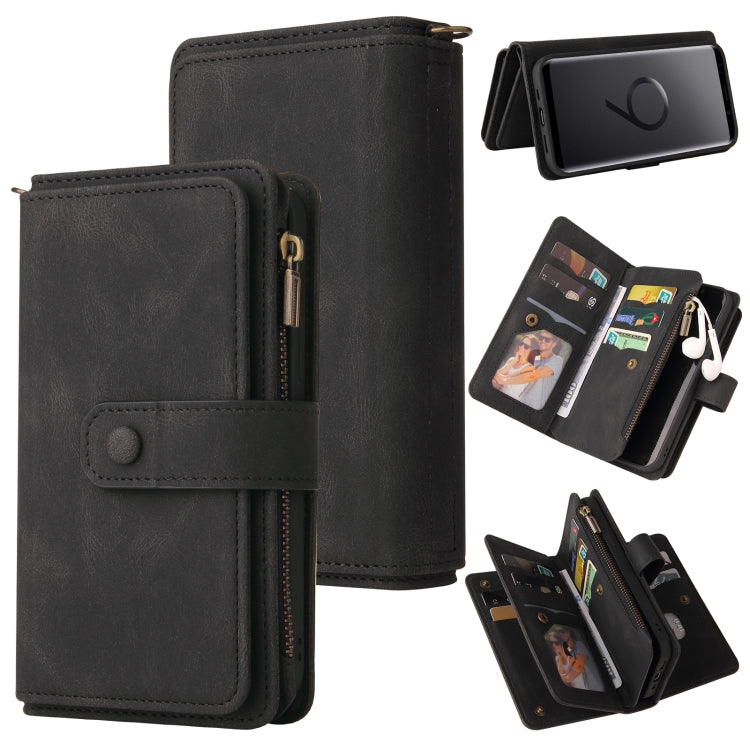 Skin Feel PU + TPU Horizontal Flip Leather Case with Holder & 15 Cards Slot & Wallet & Zipper Pocket & Lanyard, For Samsung Galaxy M10 / A10, For Samsung Galaxy Note20, For Samsung Galaxy Note20 Ultra, For Samsung Galaxy Note10 5G                      ...