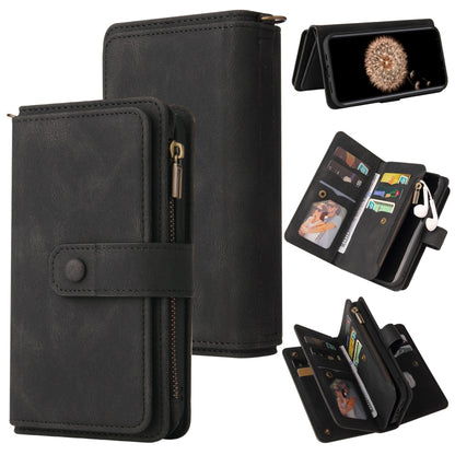 Skin Feel PU + TPU Horizontal Flip Leather Case with Holder & 15 Cards Slot & Wallet & Zipper Pocket & Lanyard, For Samsung Galaxy M10 / A10, For Samsung Galaxy Note20, For Samsung Galaxy Note20 Ultra, For Samsung Galaxy Note10 5G                      ...