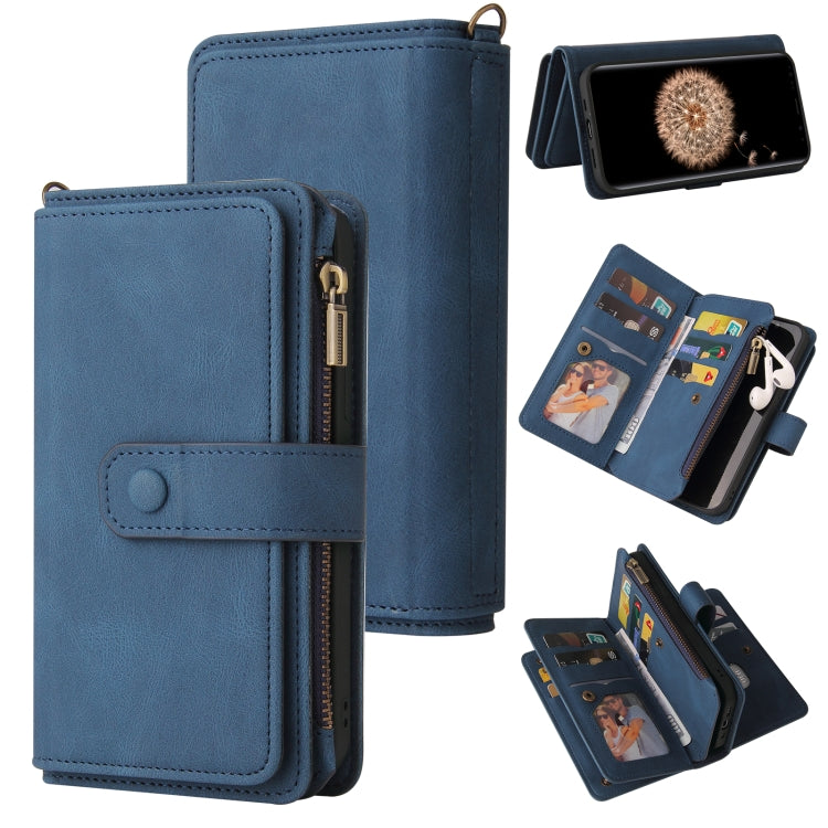 Skin Feel PU + TPU Horizontal Flip Leather Case with Holder & 15 Cards Slot & Wallet & Zipper Pocket & Lanyard, For Samsung Galaxy M10 / A10, For Samsung Galaxy Note20, For Samsung Galaxy Note20 Ultra, For Samsung Galaxy Note10 5G                      ...