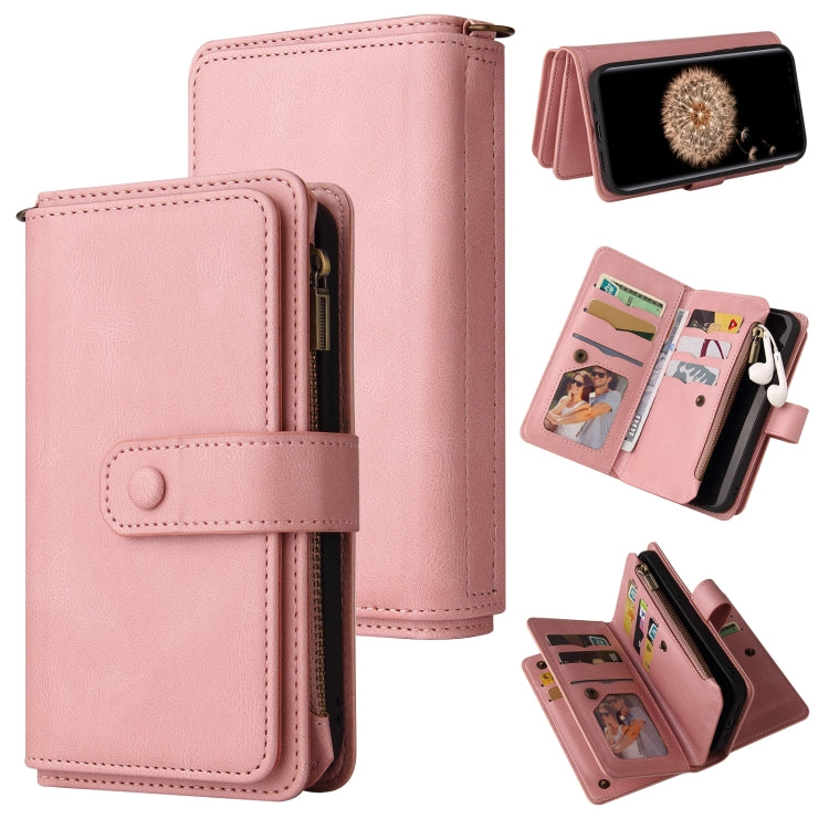 Skin Feel PU + TPU Horizontal Flip Leather Case with Holder & 15 Cards Slot & Wallet & Zipper Pocket & Lanyard, For Samsung Galaxy M10 / A10, For Samsung Galaxy Note20, For Samsung Galaxy Note20 Ultra, For Samsung Galaxy Note10 5G                      ...