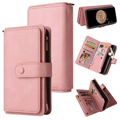 Skin Feel PU + TPU Horizontal Flip Leather Case with Holder & 15 Cards Slot & Wallet & Zipper Pocket & Lanyard, For Samsung Galaxy M10 / A10, For Samsung Galaxy Note20, For Samsung Galaxy Note20 Ultra, For Samsung Galaxy Note10 5G                      ...