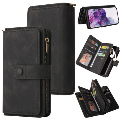 Skin Feel PU + TPU Horizontal Flip Leather Case with Holder & 15 Cards Slot & Wallet & Zipper Pocket & Lanyard, For Samsung Galaxy M10 / A10, For Samsung Galaxy Note20, For Samsung Galaxy Note20 Ultra, For Samsung Galaxy Note10 5G                      ...