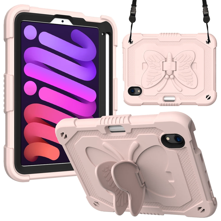 Pure Color PC + Silicone Anti-drop Protective Case with Butterfly Shape Holder & Pen Slot, For iPad 9.7 2018 & 2017 / Pro 9.7 inch / Air 2 / 6, For iPad 10.2 2021 & 2020 & 2019 / Air 3 10.5 inch, For iPad mini 6 2021 / mini 2024                        ...