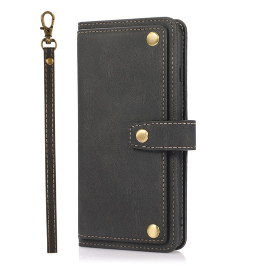 PU + TPU Horizontal Flip Leather Case with Holder & Card Slot & Wallet & Lanyard, For iPhone 8 Plus & 7 Plus, For iPhone XS / X, For iPhone XR, For iPhone XS Max, For iPhone 12 mini, For iPhone 12 / 12 Pro, For iPhone 12 Pro Max, For iPhone 13 mini    ...