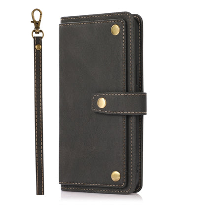 PU + TPU Horizontal Flip Leather Case with Holder & Card Slot & Wallet & Lanyard, For iPhone 13 Pro, For iPhone 13 Pro Max