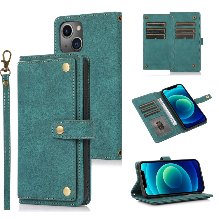 PU + TPU Horizontal Flip Leather Case with Holder & Card Slot & Wallet & Lanyard, For iPhone 13 Pro, For iPhone 13 Pro Max